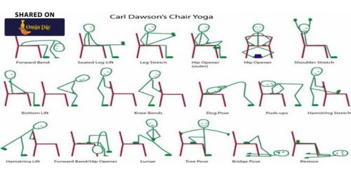 10 chair yoga moves for easy weight loss
