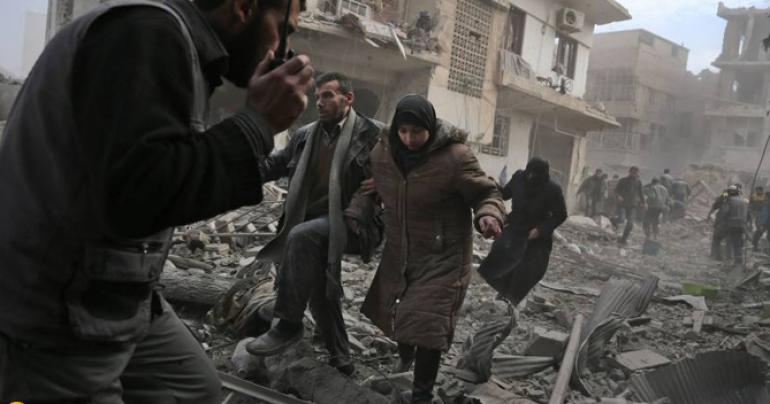 Bombs continue to fall on Syria’s Ghouta, more than 100 killed